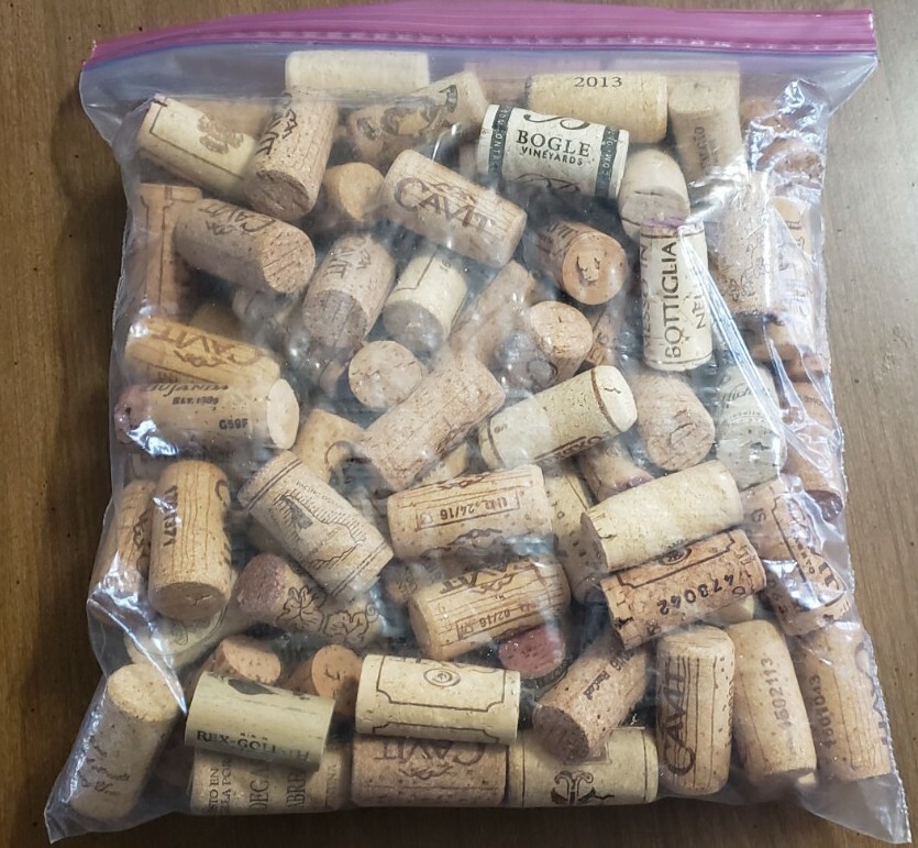 Wine Corks - 100 Authentic Corks from a Variety of Wines