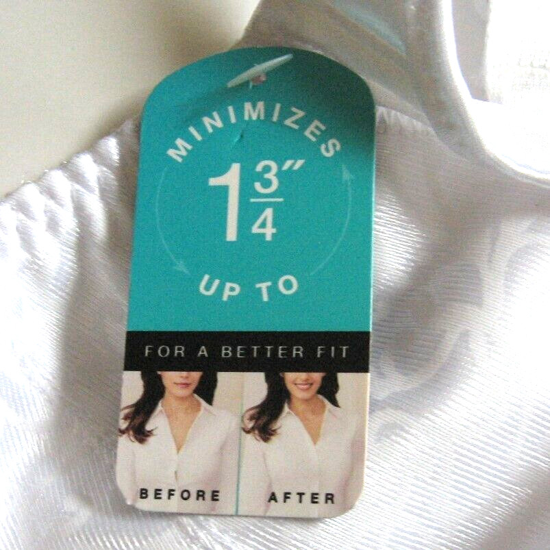 Bali Bra 42D White Minimizer Underwire Style DF3562 New with tags