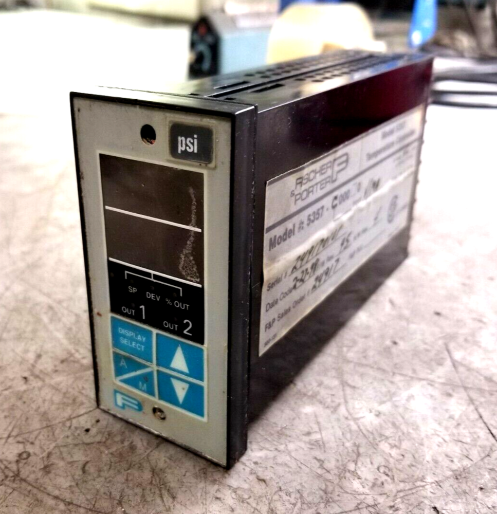FISCHER PORTER 5357 TEMPERATURE CONTROLLER 120 VAC 4 VA 5357-C000