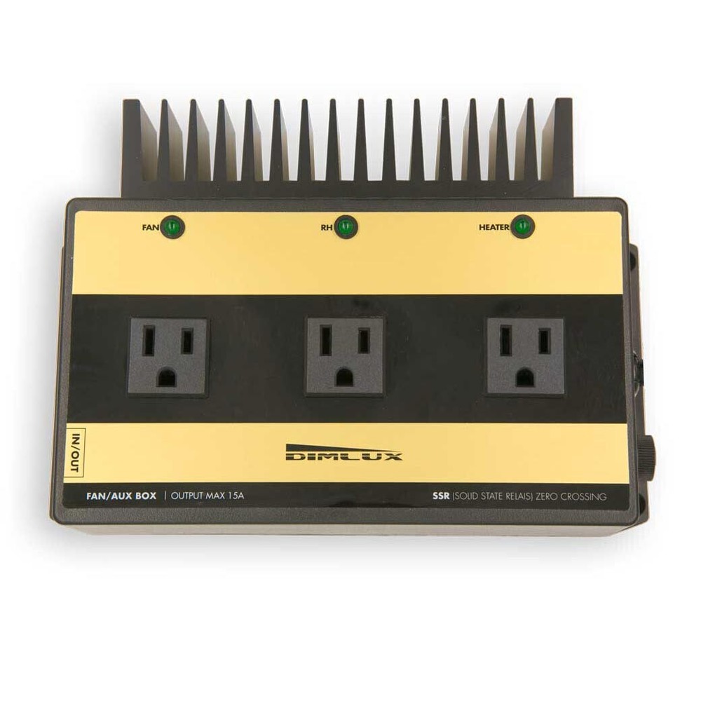 Dimlux Aux Box 3 Outlet w/ Fan Speed Controller
