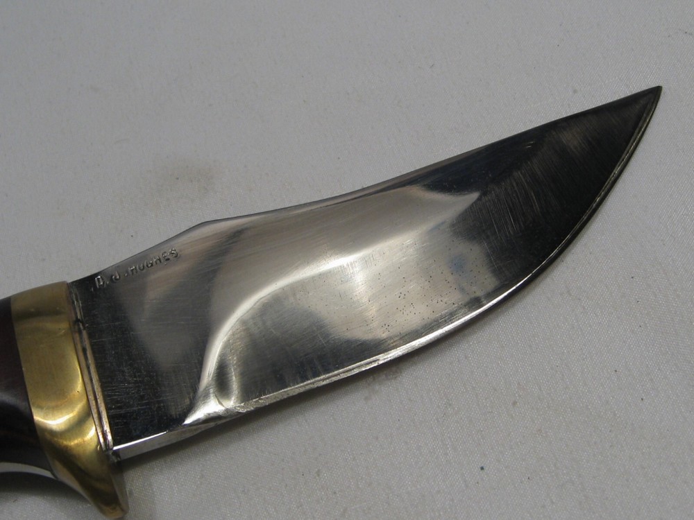 CUSTOM D.J. HUGHES Fixed Blade Knife. #25