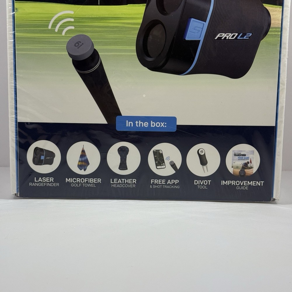 Shot Scope Ultimate Golf Pack - Rangefinder, Divot Tool, Tracking Tag + - NEW