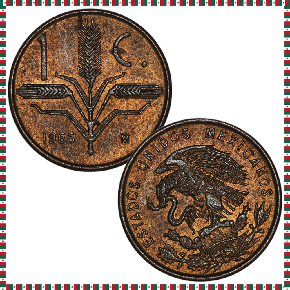 Mexico - 1 Centavo - 1966 - KM#417