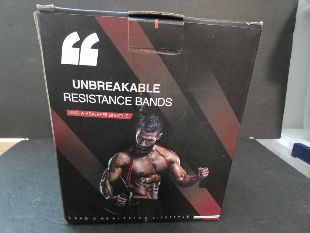 UNBREAKABLE EXERCISE RESISTANCE BANDS SET 5