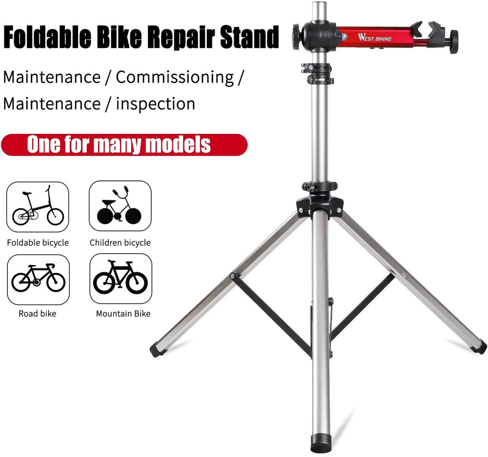 Adjustable Foldable Bike Workstand with Quick Release bicycle Repair Stand MTB