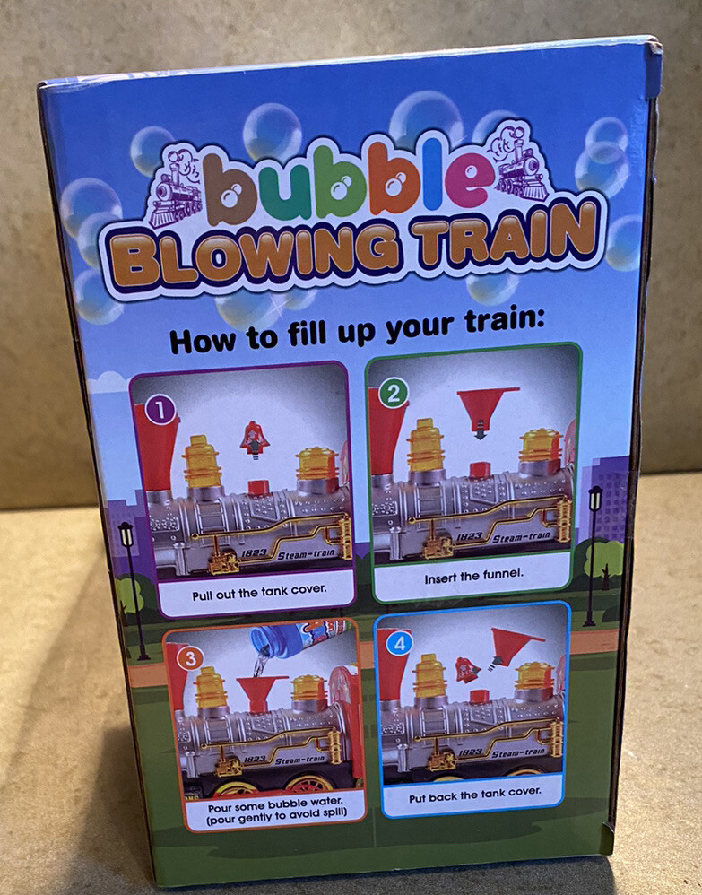 ArtCreativity Bubble Blowing Train