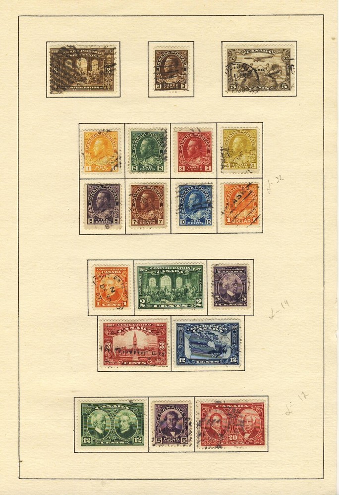 Canada 1897-1946 Used Collection 12 Scans