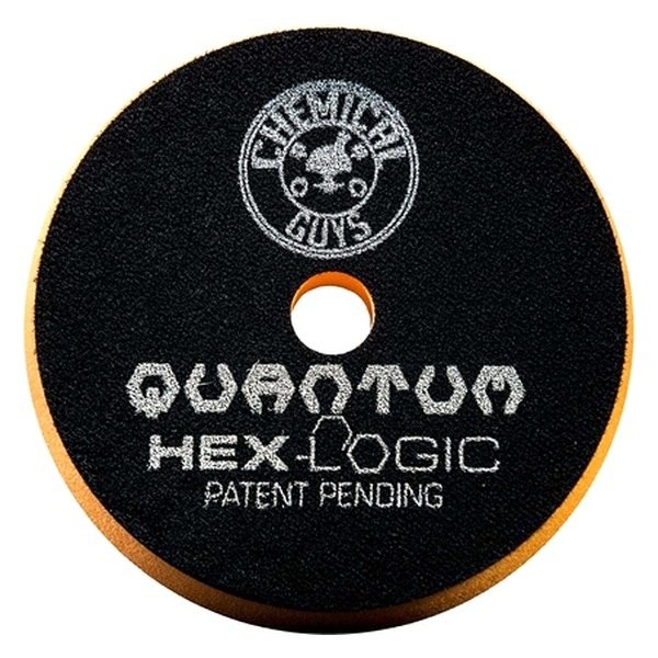 Quantum Hex-Logic 5-1/2" Foam Orange Medium Hook-and-Loop Buffing Pad
