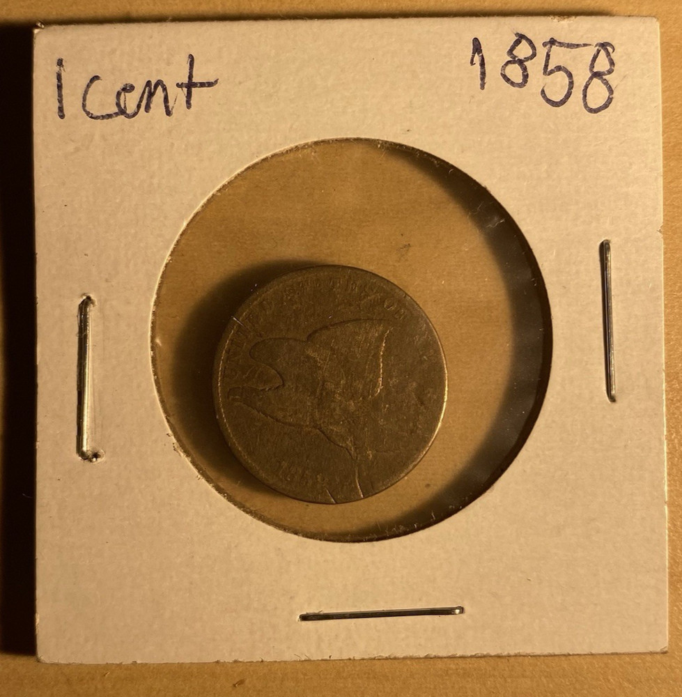 1858 Flying Eagle Small Cent Coin
