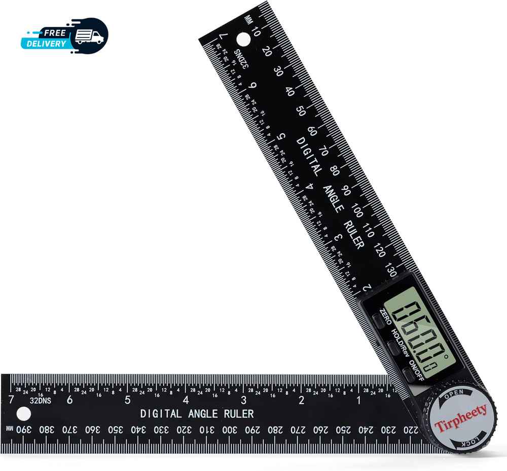 Digital Angle Finder Protractor 3Rd Generation Quick Display Angle Gauge Ruler