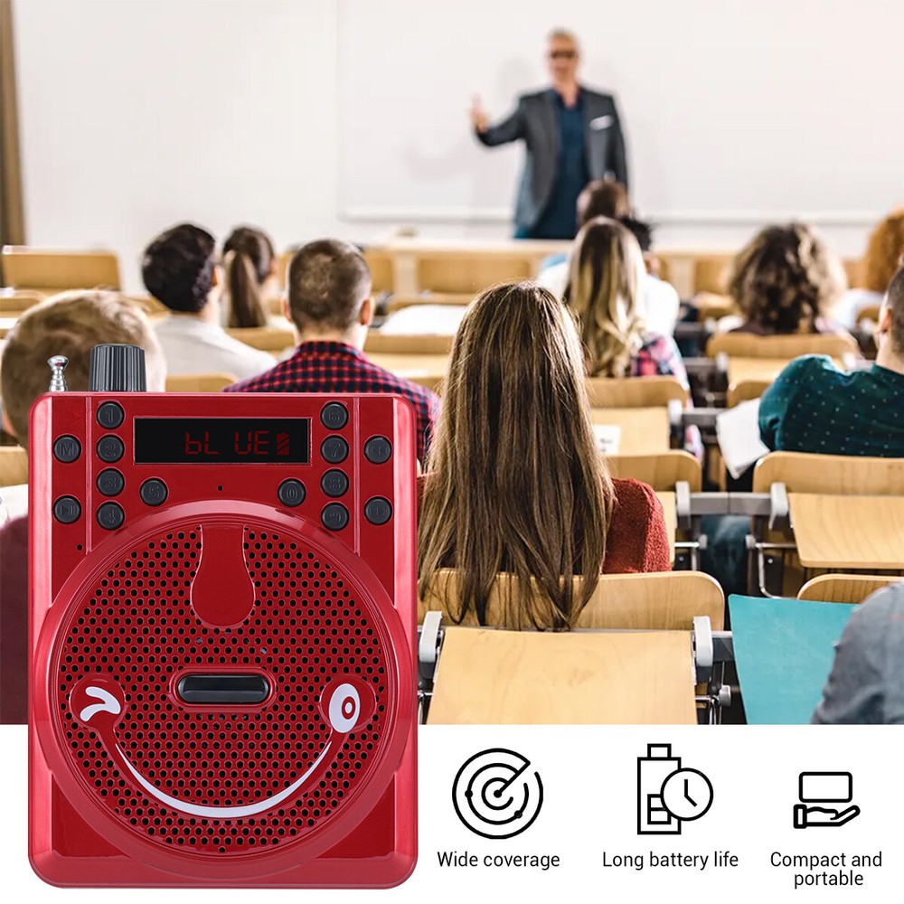 Portable Bluetooth Voice Amplifier Megaphone Mini Audio Speaker With Microphone