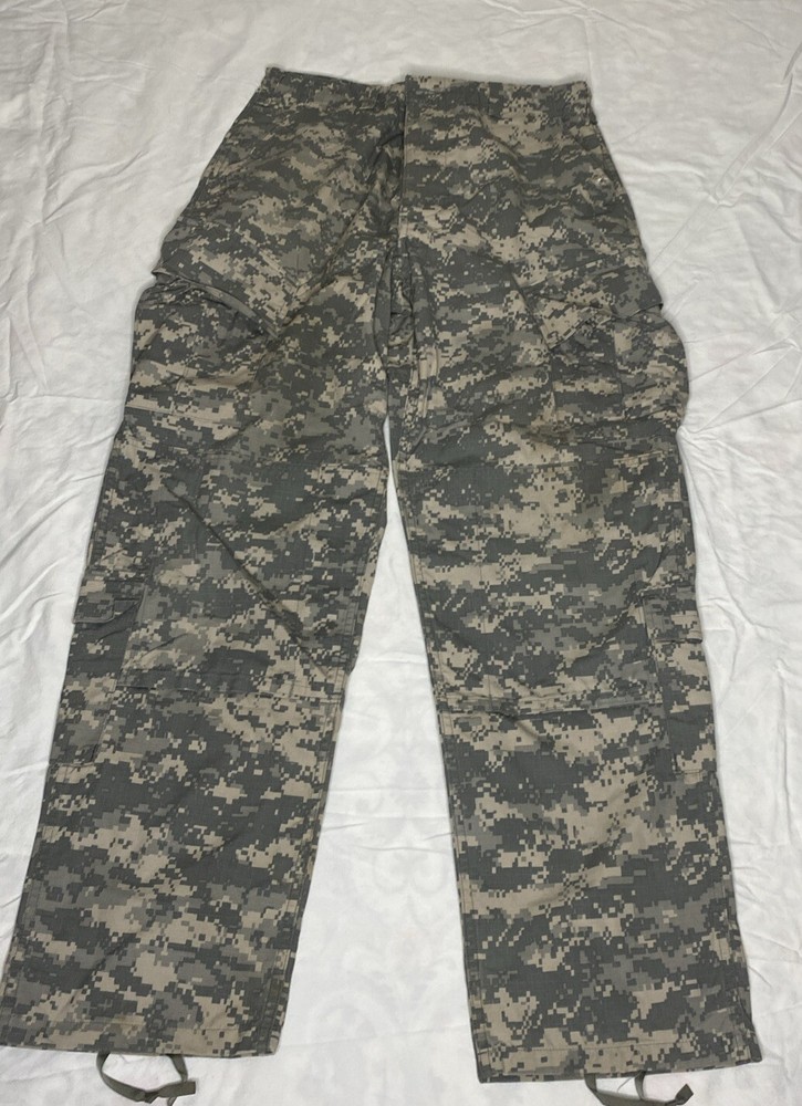 Army Combat Uniform Pants Mens Medium Long Camo SPM-100 Ripstop