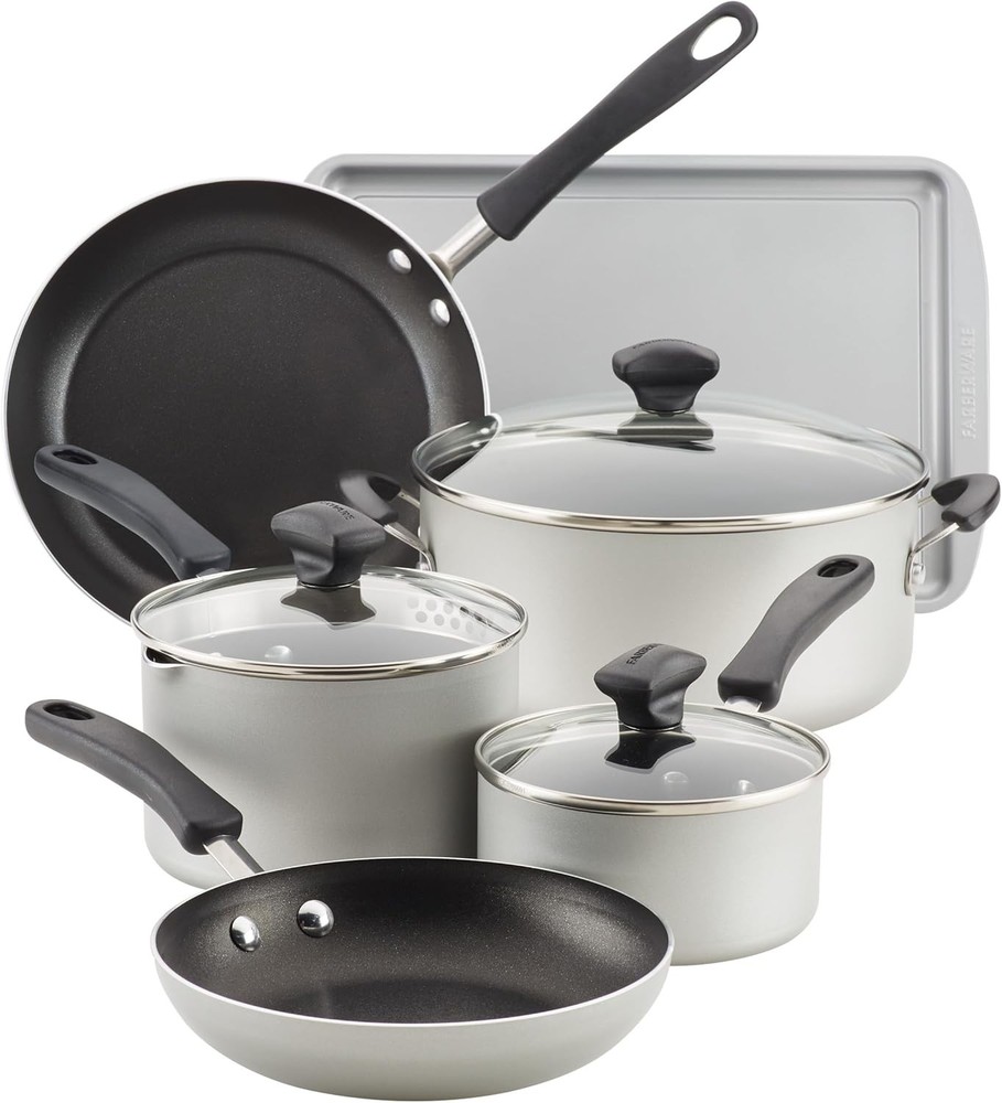 Farberware Cookstart 15-piece DiamondMax Nonstick Cookware Set