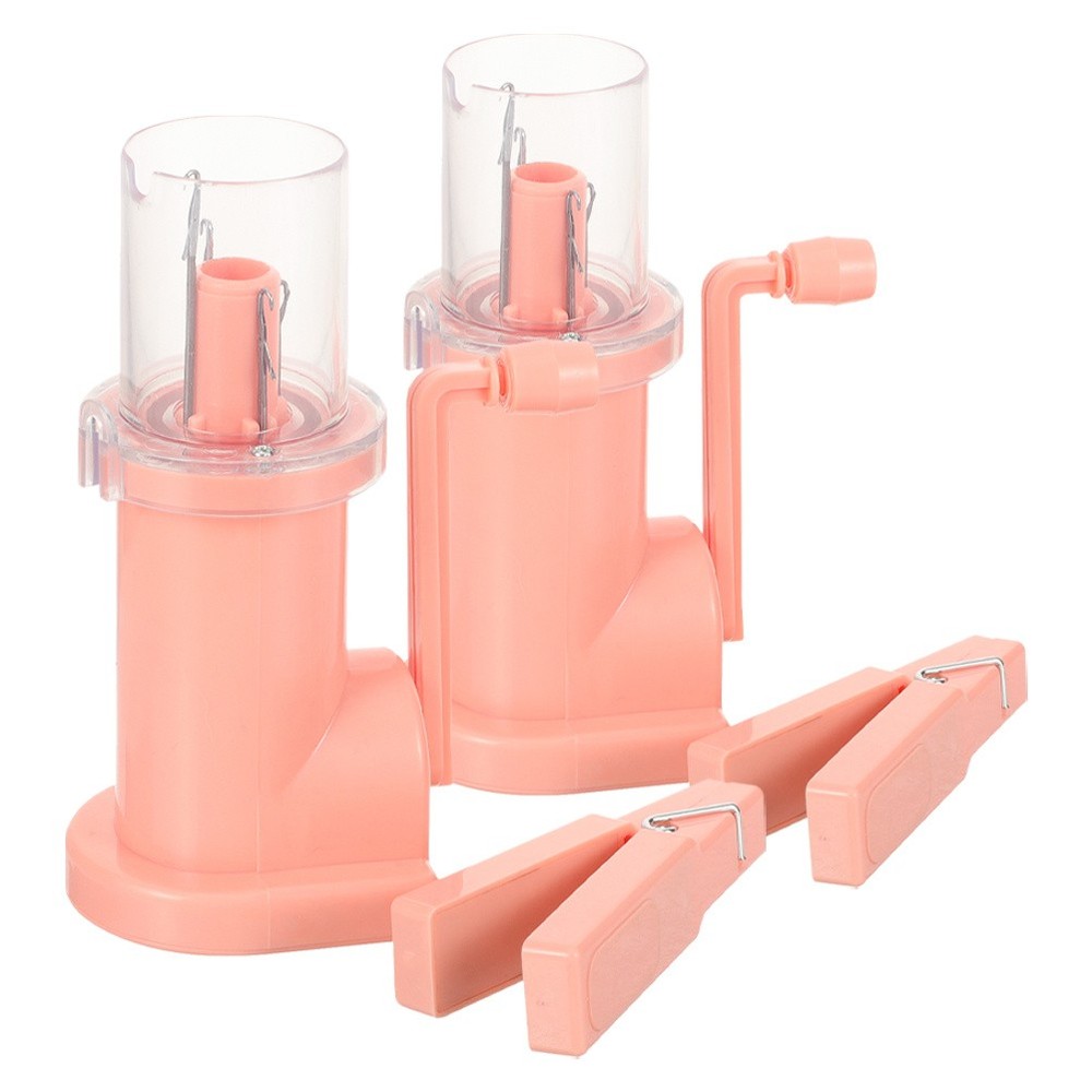2 Set Hand Spool Knitter Mini Weaving Machine Knitting Small Tools