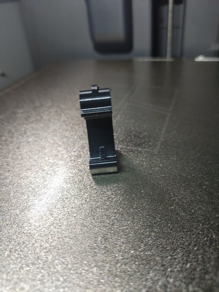 3D PRINTED UNDERCOVER FLEX CLIP PART 351S0051-C BLACK 4 PACK