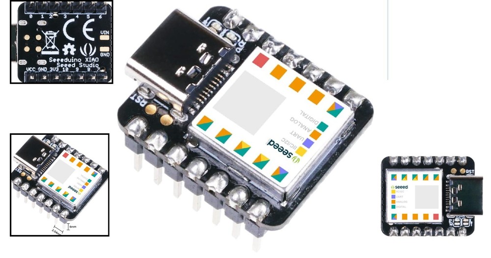 Compact Seeeduino XIAO Microcontroller: 32-bit SAMD21 with USB Type-C Interface