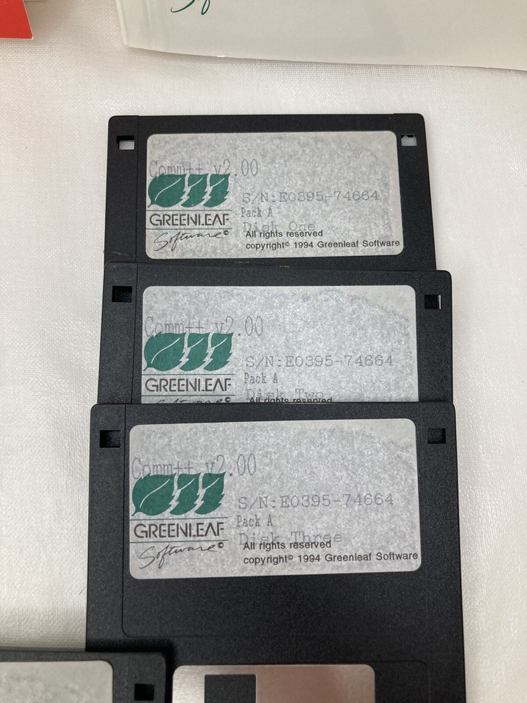 Greenleaf Software Comm ++ V2.0 Communication Library for C++ 1994 Programming