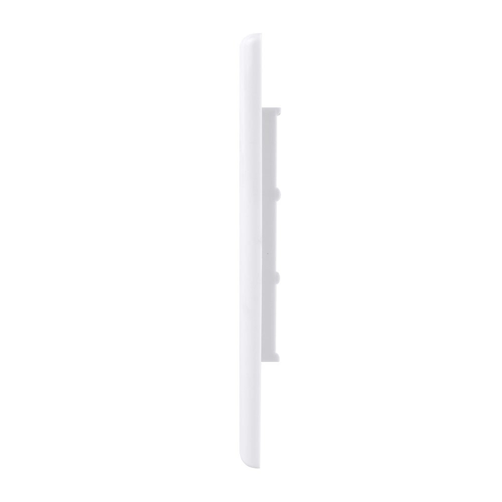 Construct Pro Single Gang 3-Port Keystone Wall Plate (10 Pack, White)