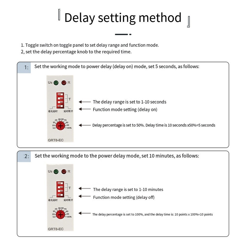 Time Relay GRT8EC Suitable for Diverse Electrical Applications and Uses