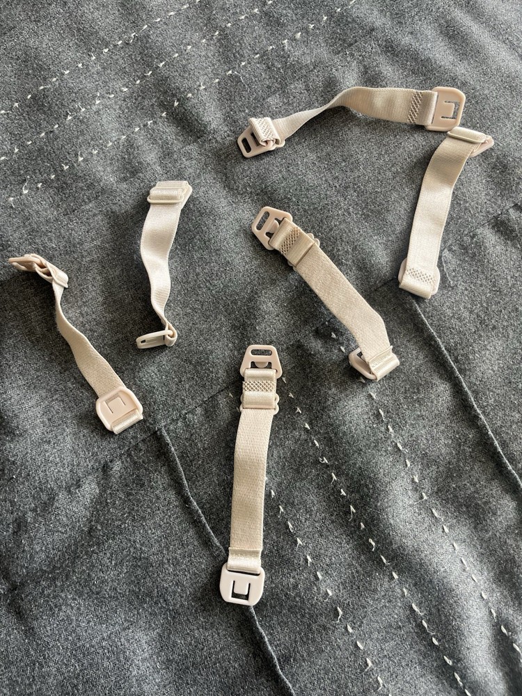 6 breastfeeding bra strap extender Tan