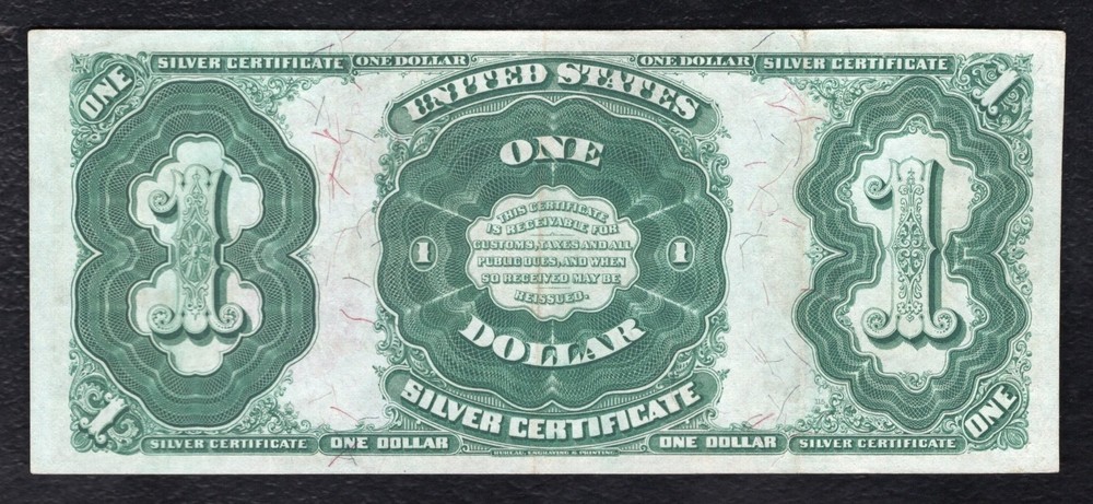 FR. 223 1891 $1 ONE DOLLAR “MARTHA” SILVER CERTIFICATE NOTE EXTREMELY FINE
