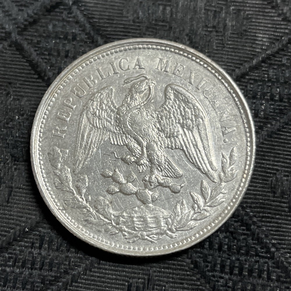 1904 Mo AM MEXICO Silver UN Peso Coin