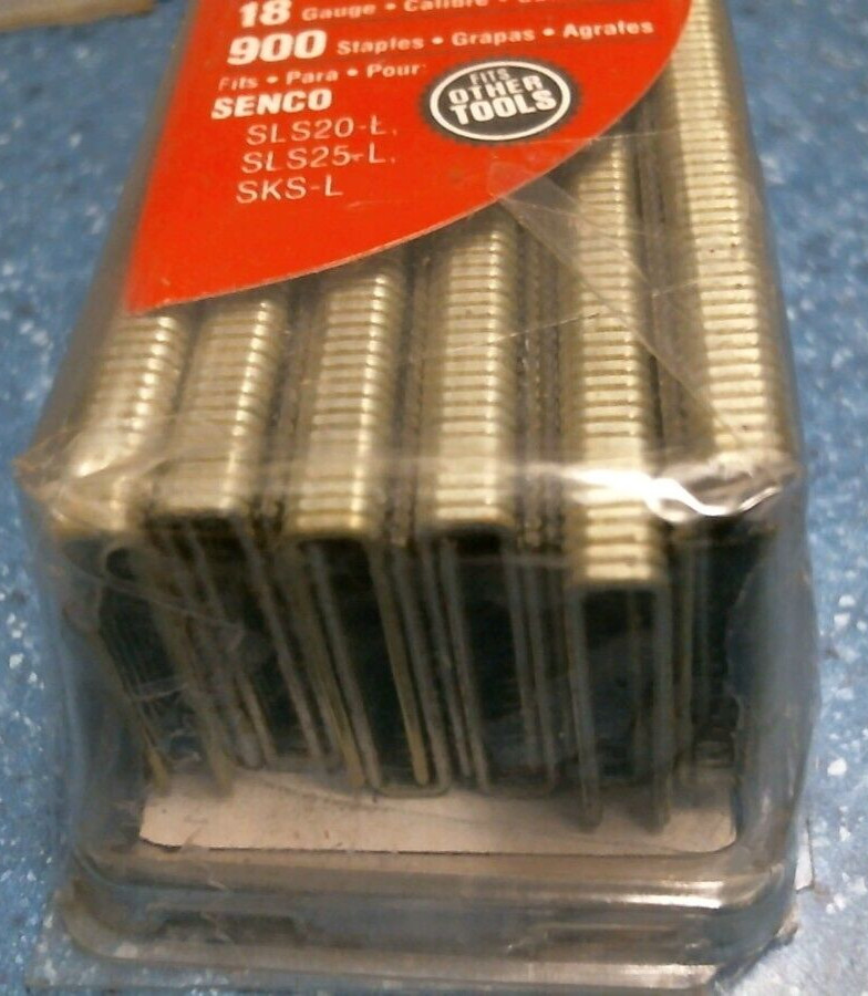 Senco 1" Galvanized Finish Staples 18 Ga. (A801009) FS