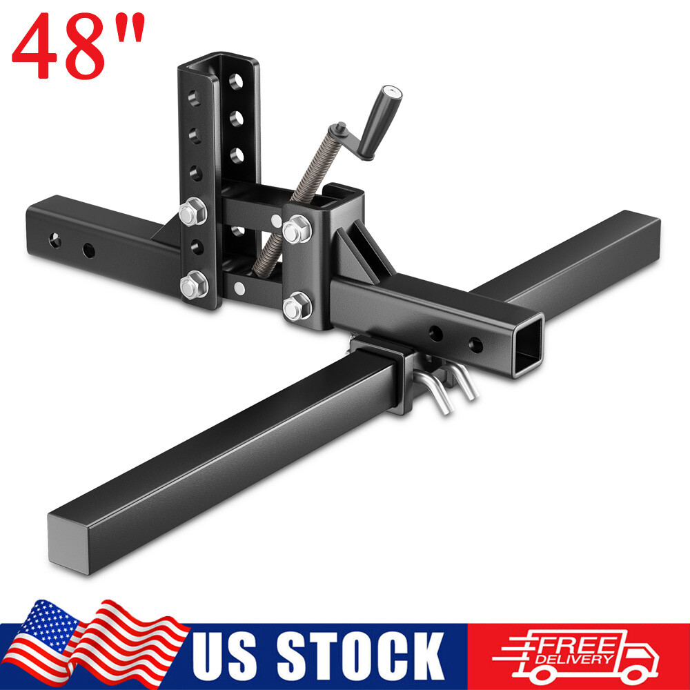 48" Manual Quick Implement Lift 1-Point Lift System for ATV/UTV with 2" Receiver