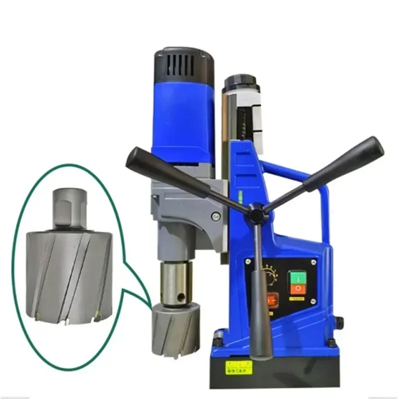 Multi-Function Magnetic Base Drill with Stepless Speed Control and Magnetic Tap