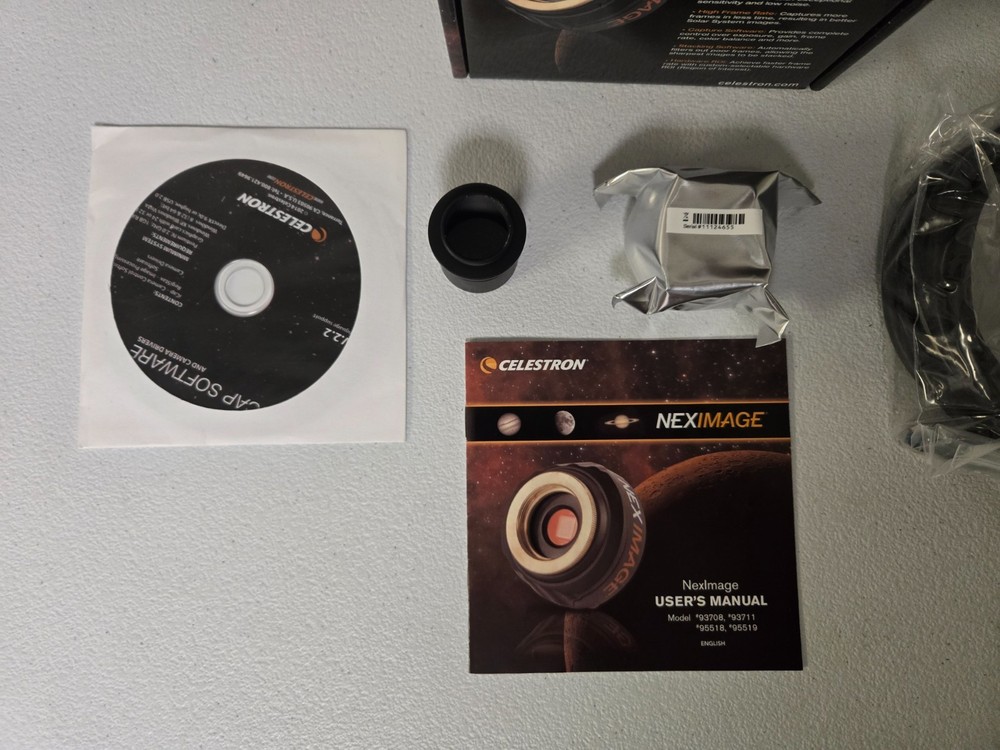 Celestron NexImage 5 Solar System Imager 5MP CMOS Sensor MT9P031 Beginner Camera