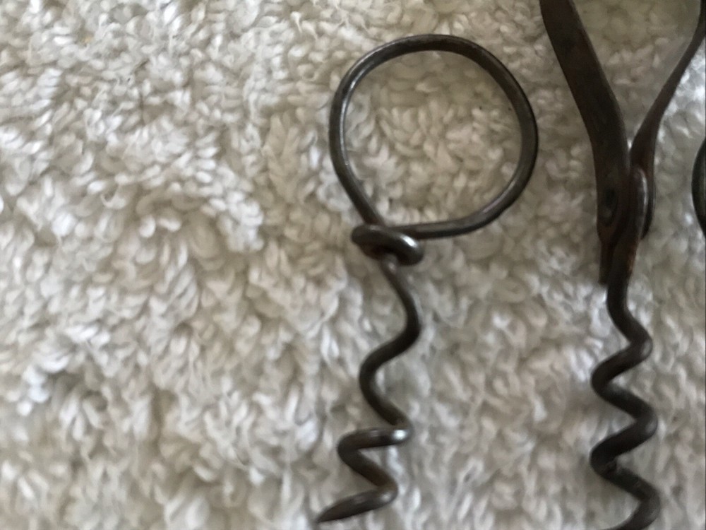 3 VINTAGE 1800’s CORKSCREWS