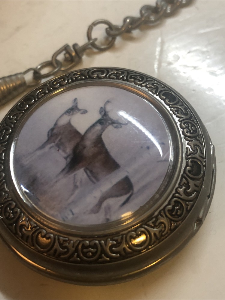 Pocket Watch With Utility Knife Chain