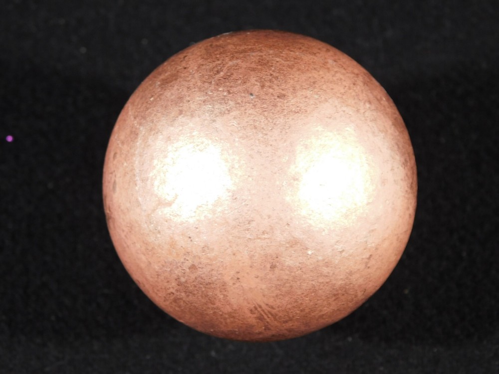 BIG! Super Heavy Solid COPPER SPHERE From Michigan 589gr