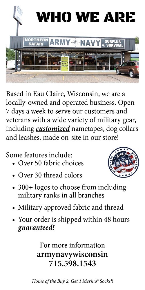 NORTHERN SAFARI™ Military Dog Tags SAME day ship!
