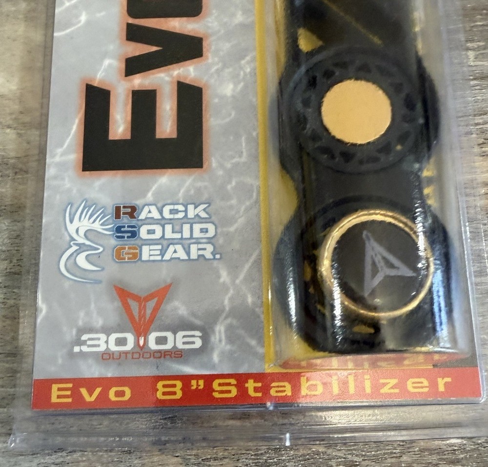 EVO 8” Bow Stabilizer Rack Solid Gear 30-06 Outdoors NEW