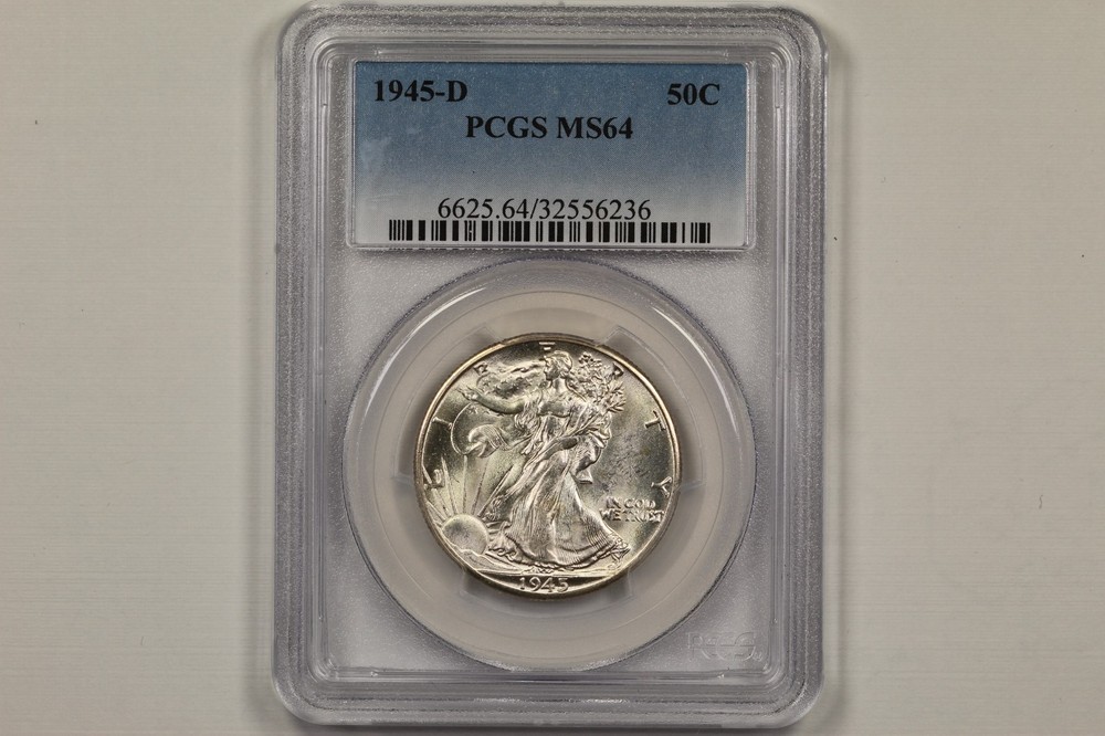 1945-D Walking Liberty Half Dollar PCGS MS64