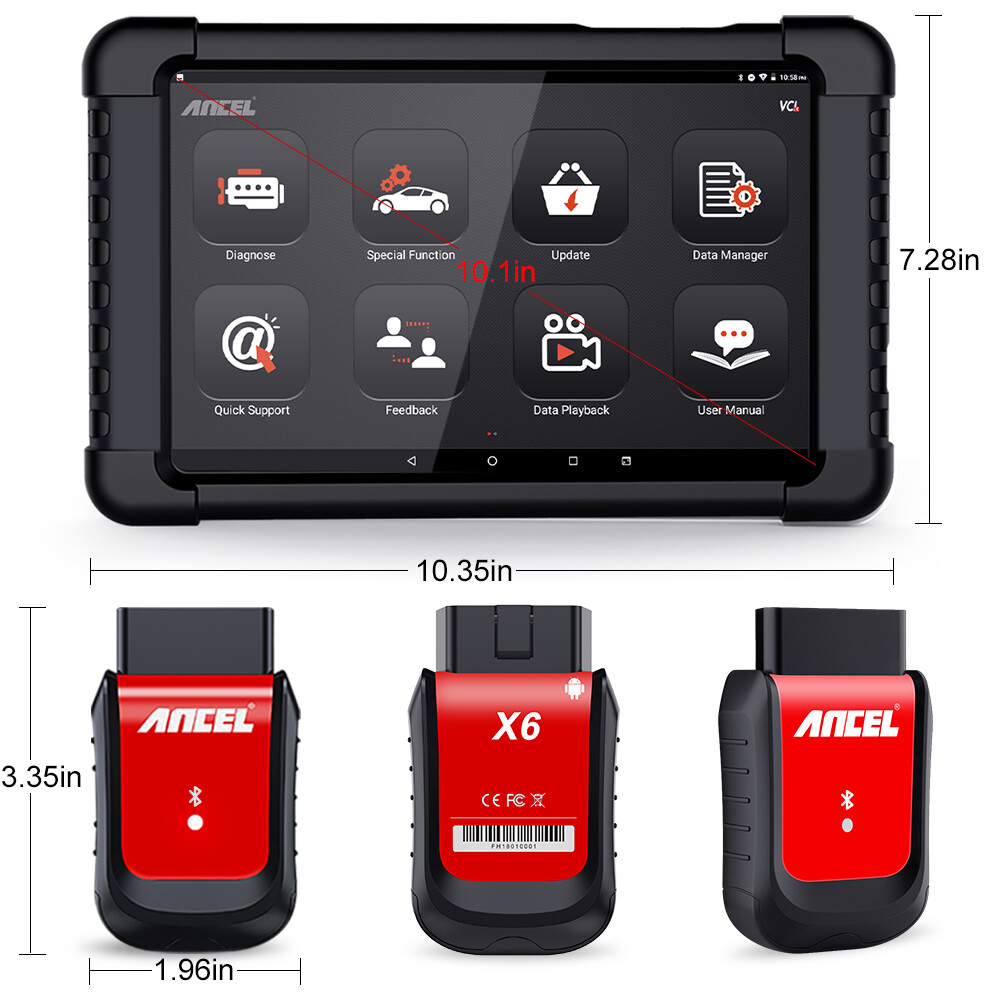 Car All System Bidirectional OBDII Scanner Diagnostic Scan Tool Code Reader ABS
