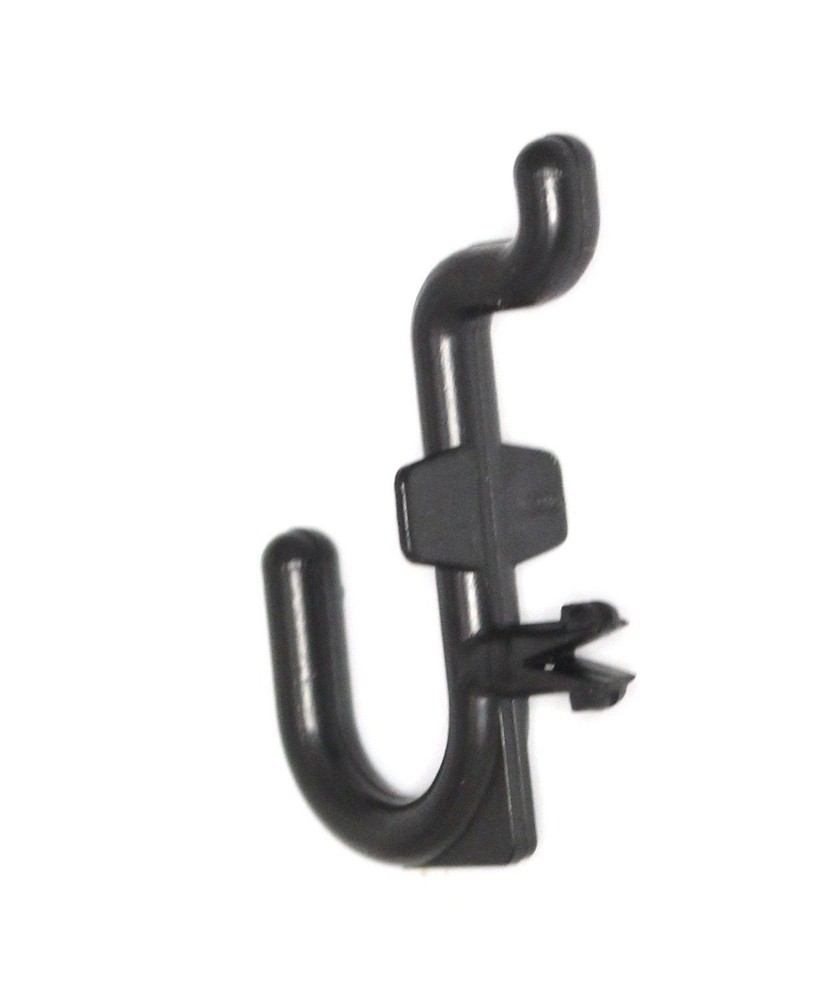 Plastic Black J Hook Pegboard Kit Tool 50 pack wall peg PEGBOARD NOT INCLUDED