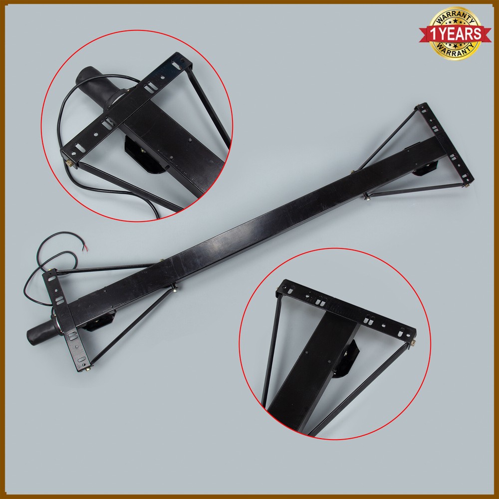 298707 Black Steel Lippert Components Universal Power Mount Stabilizer Kit