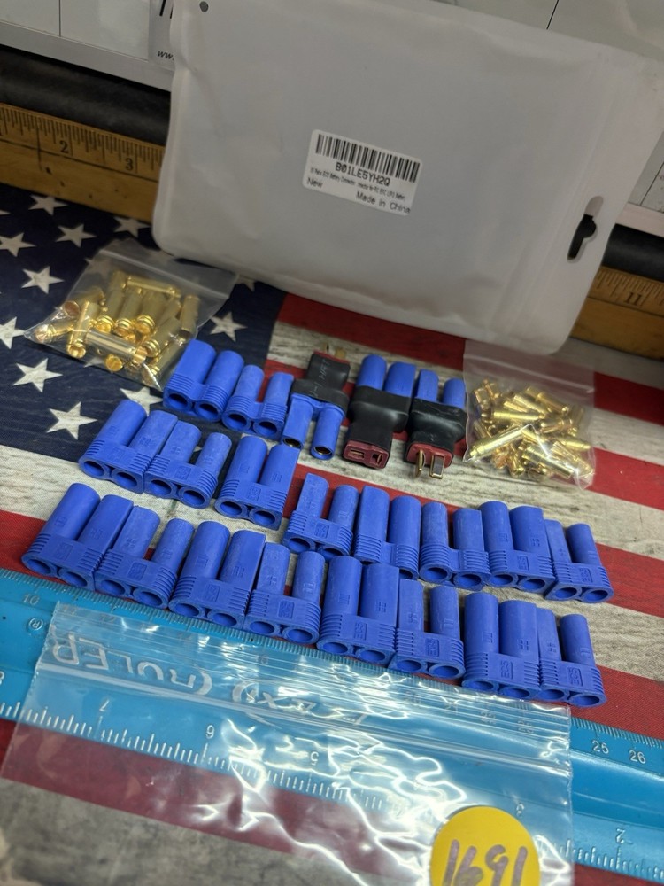 RC EC5 BATTERY CONNECTORS Lot: NEW