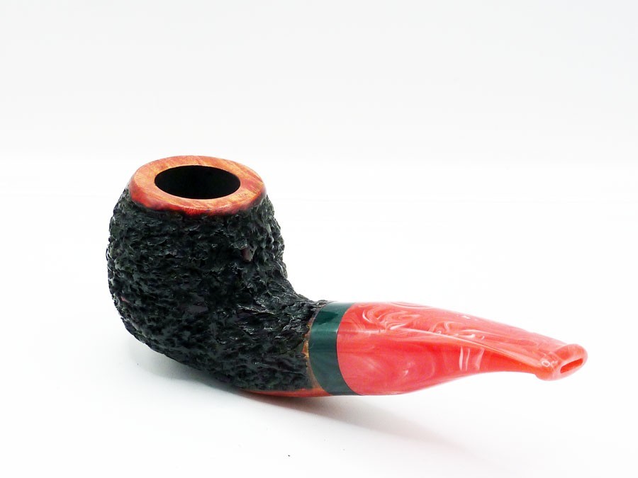 briar pipe Volkan chubby nosewarmer rustic pfeife handmade reverse calabash