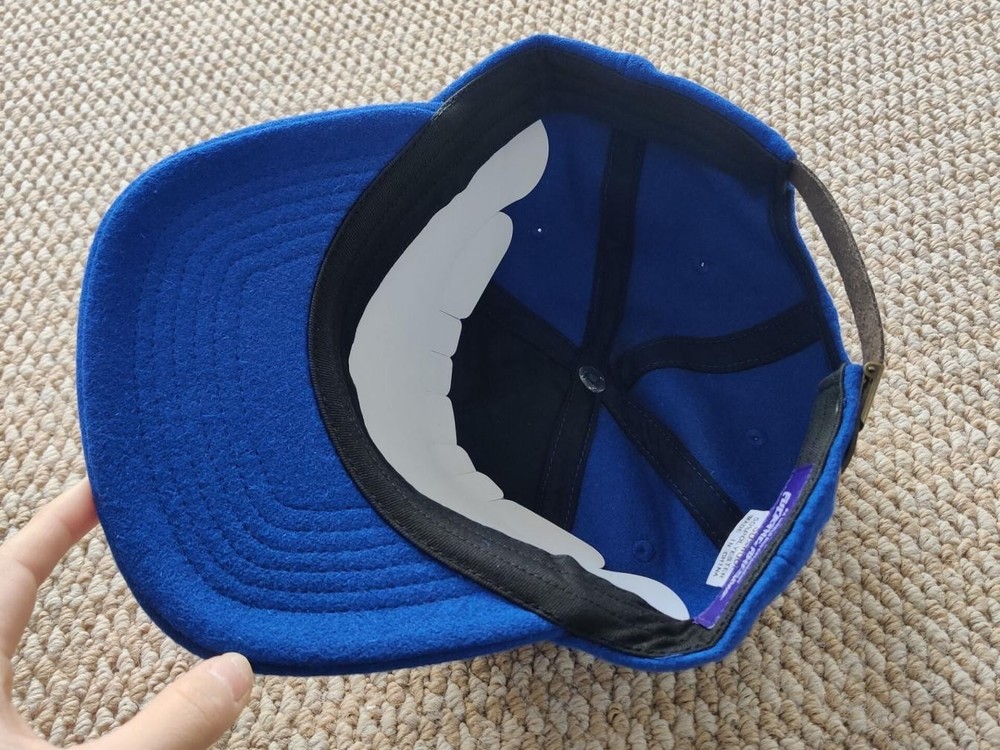 Fcking Awesome FA CLG Wool Embroidered 6-Panel Cap Unisex Strapback Hat Blue