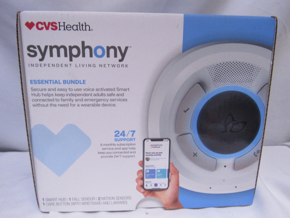 CVS Symphony Essential Bundle New Fall Sensor Motion Sensor Care Button (NEW)