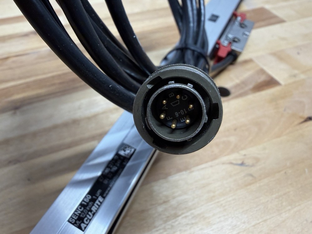 ACU-RITE SENC 150 12" Linear Encoder Scale 1µm w/ Reader Tested 585-271-12 HiRes