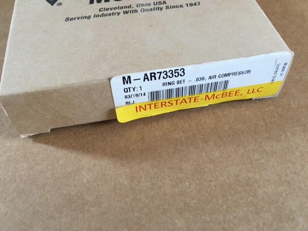 Interstate McBee Air Compressor Ring Set AR73353 Cummins