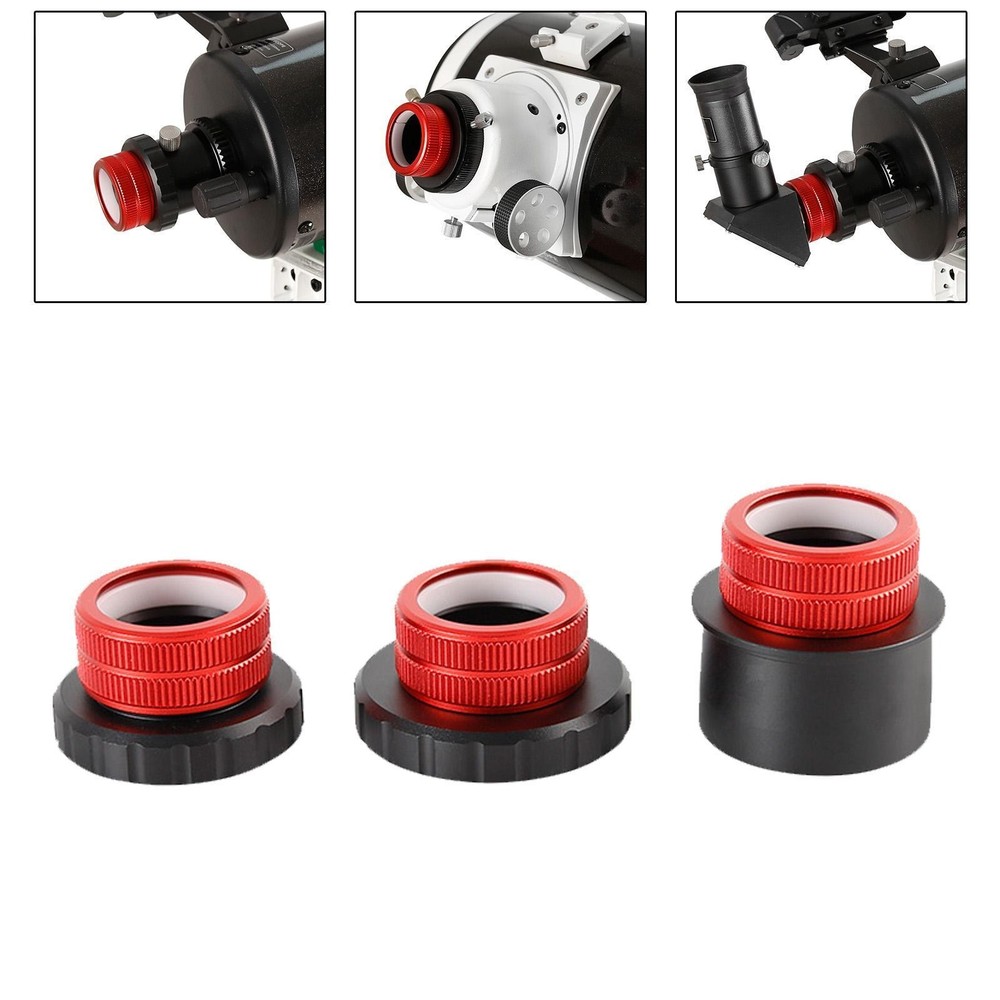 Telescope Eyepiece Adapter Anti Scratch Internal Thread Coaxial Locking Ring