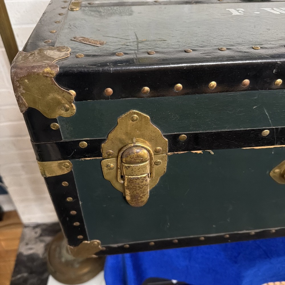 Vintage Herald Steamer Trunk