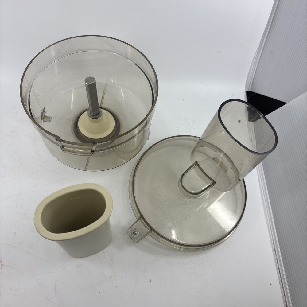 General Electric Food Processor Replacement Work Bowl Assembly With Lid & Pusher
