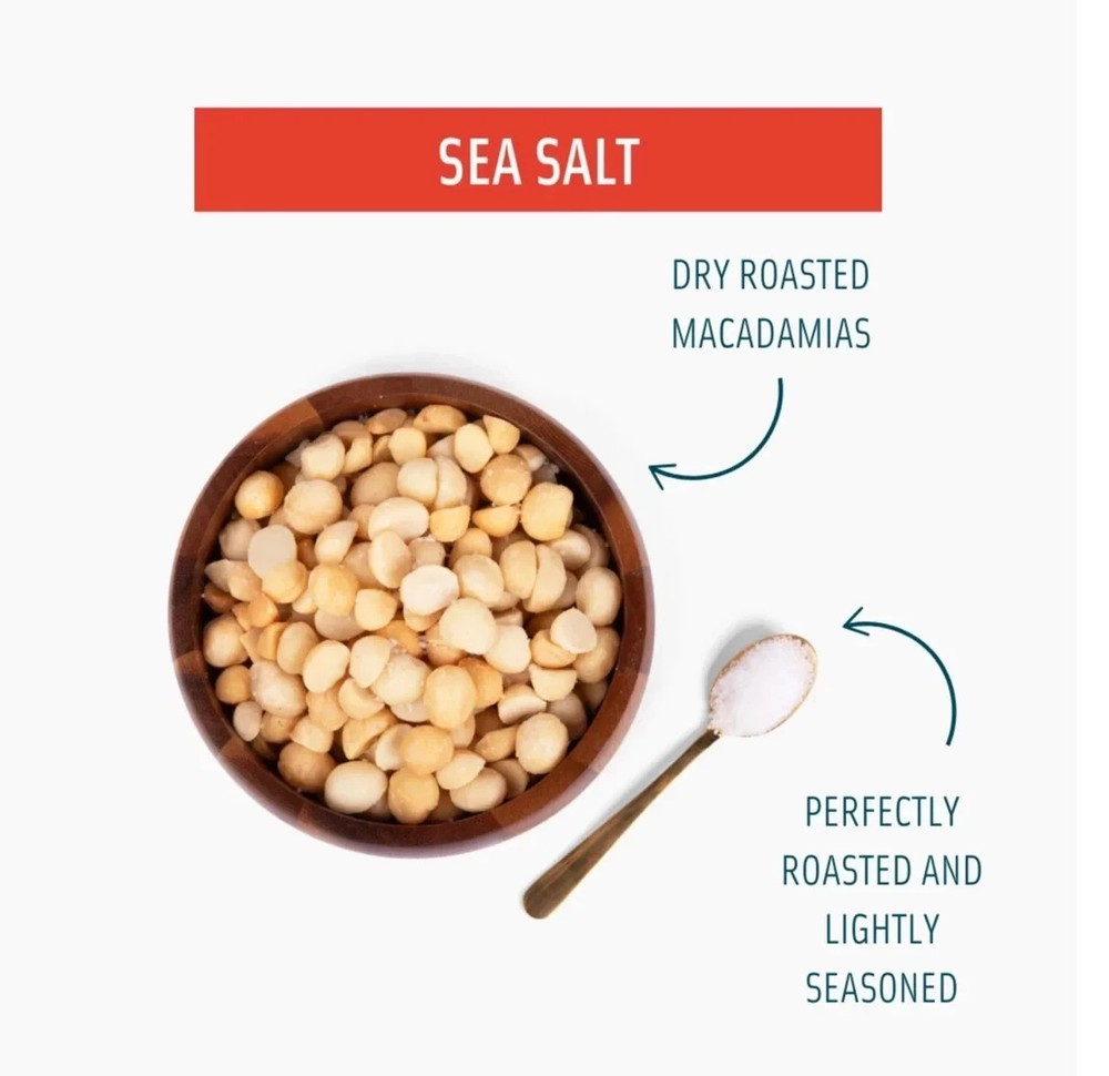 Mauna Loa Sea Salt Macadamia Nuts - 4oz Bag