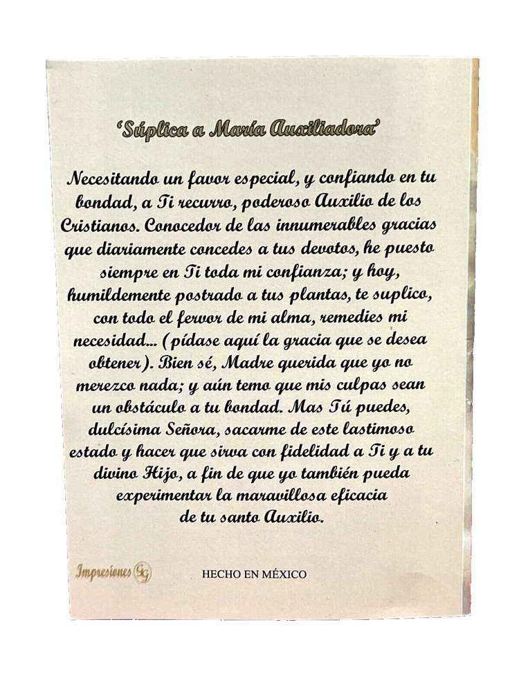 Maria Auxiliadora Novena